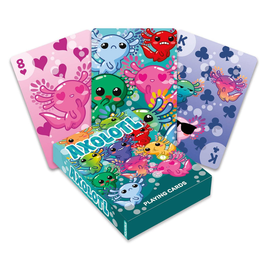 Axolotl Playing Cards Traditional Games AQUARIUS, GAMAGO, ICUP, & ROCK SAWS by NMR Brands [SK]