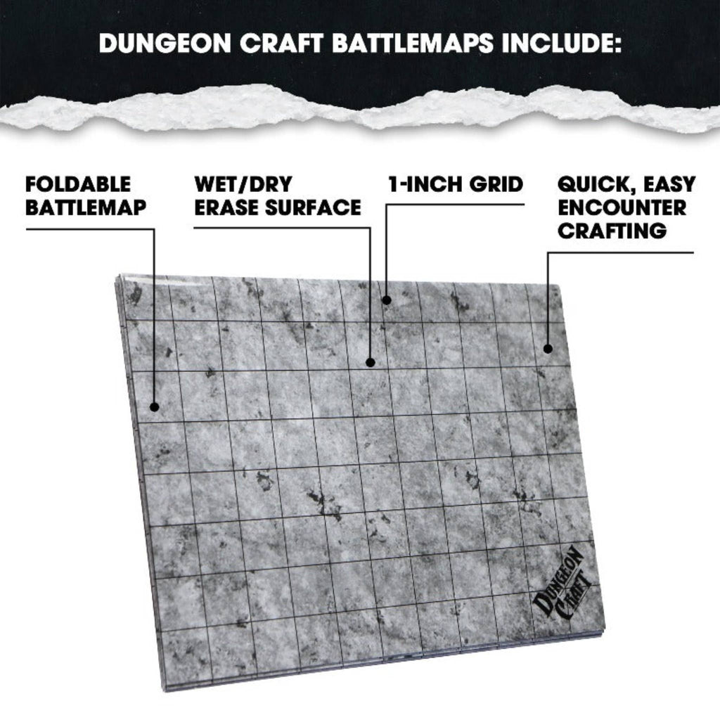 Dungeon Craft BattleMaps: City Game Accessory 1985 Games [SK]