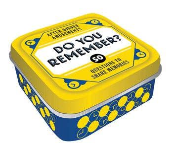 Chronicle Books - After Dinner Amusements: Do You Remember? Card Games Chronicle Books [SK]