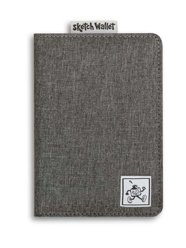 Inky's Original Canvas Sketch Wallet 2.0 Art Supplies Inky's [SK] Grey  