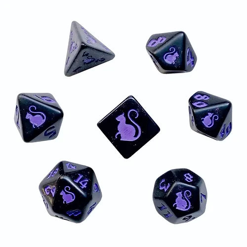 Black Oak Workshop RPG Dice Set Dice Sets & Singles Black Oak Workshop [SK] Kitty Clacks Magic  
