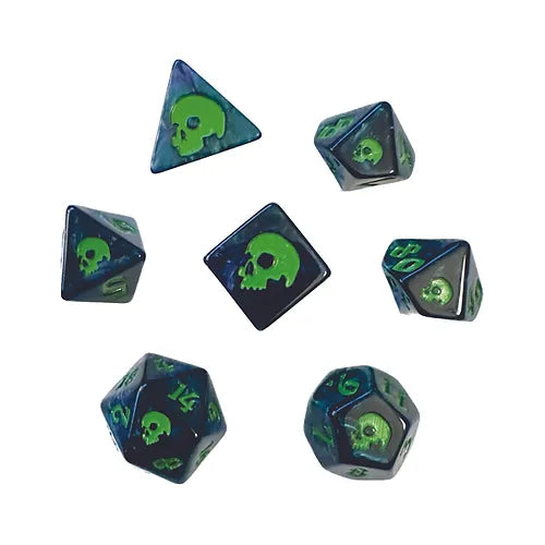 Black Oak Workshop RPG Dice Set Dice Sets & Singles Black Oak Workshop [SK] Black Death Creeping Slime  