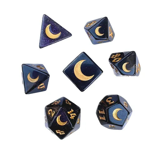 Black Oak Workshop RPG Dice Set Dice Sets & Singles Black Oak Workshop [SK] Lunatalis  