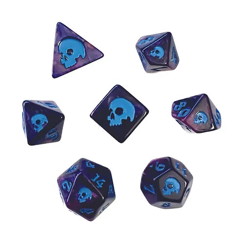 Black Oak Workshop RPG Dice Set Dice Sets & Singles Black Oak Workshop [SK] Black Death Dreadgloom  