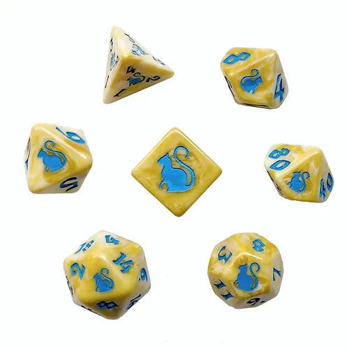 Black Oak Workshop RPG Dice Set Dice Sets & Singles Black Oak Workshop [SK] Kitty Clacks Yum-Yum  