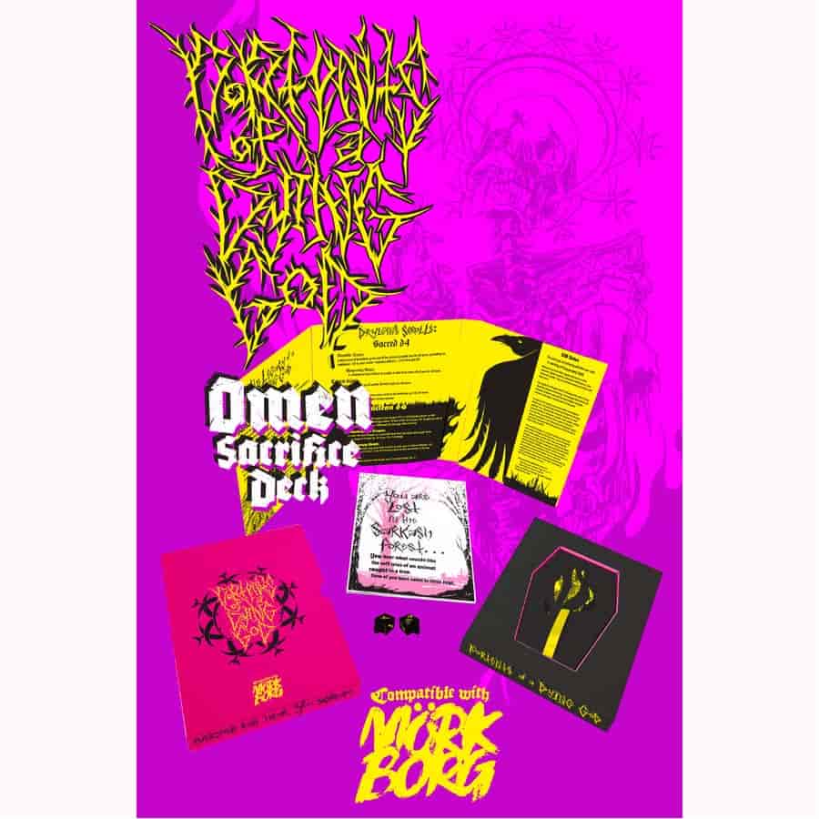 Mork Borg: Portents of a Dying God Omen Deck RPGs - Misc Exalted Funeral [SK]