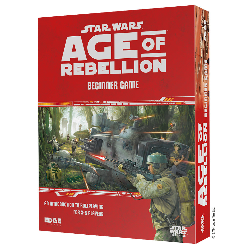 Star Wars Age of Rebellion: Beginner Game Star Wars RPGs Edge Studio [SK]   
