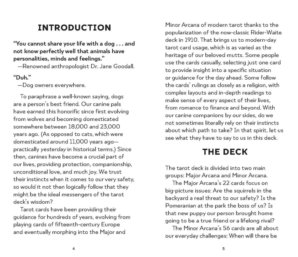 Dog Tarot Tarot Chronicle Books [SK]