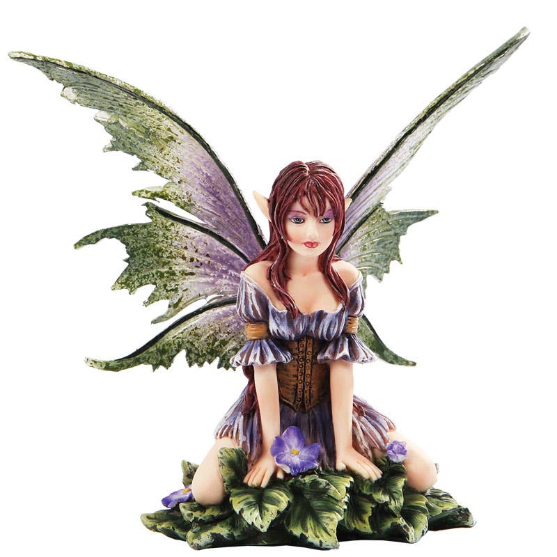 Wild Violet Fairy Figurine Giftware PACIFIC GIFTWARE [SK]   