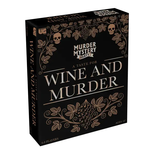 Murder Mystery Party - A Taste of Wine and Murder Board Games University Games [SK]   