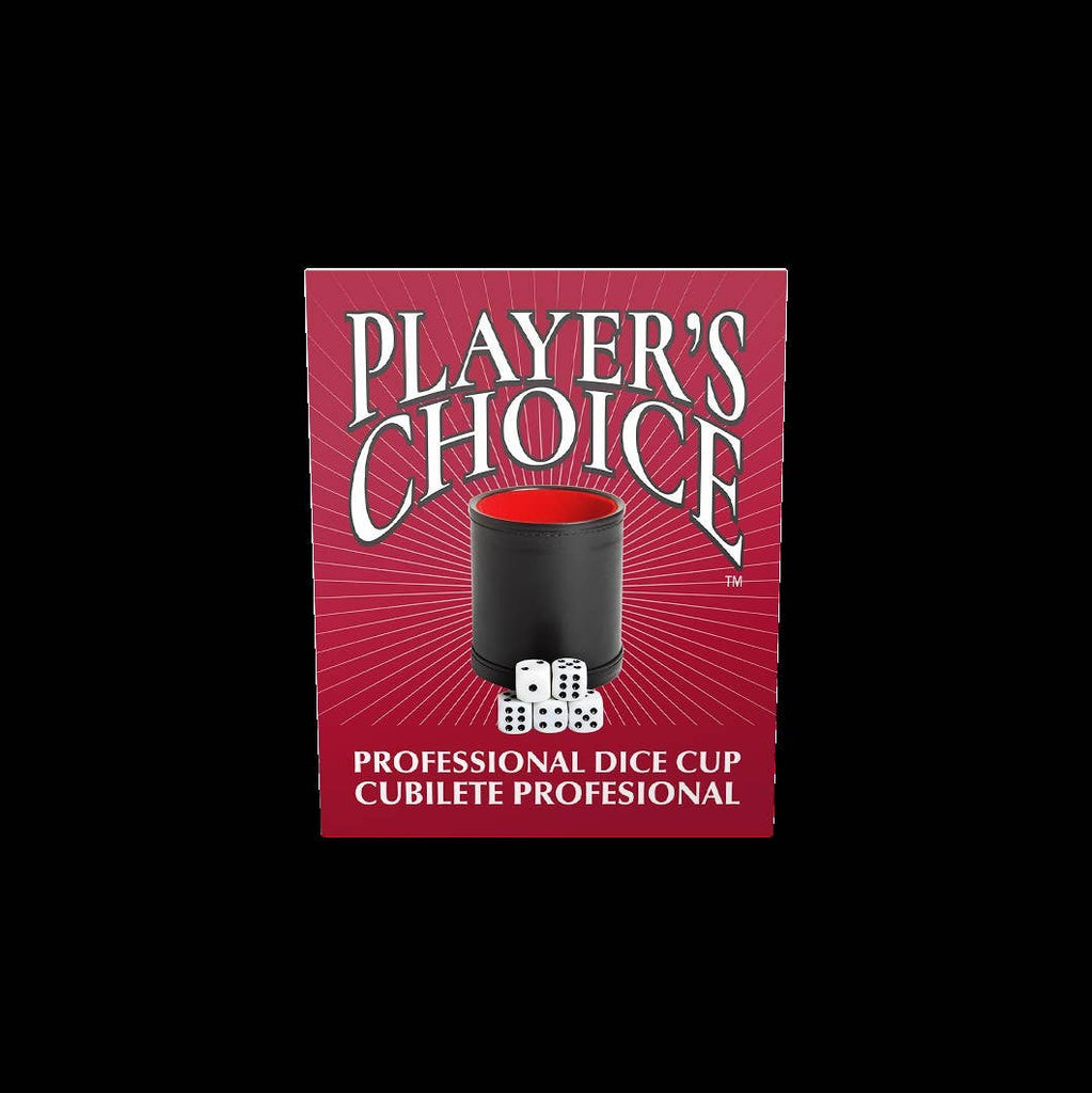 Player's Choice Professional Dice Cup with 5 Dice Traditional Games Best Value Products [SK]