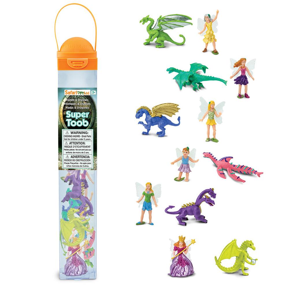 Super TOOB Fairies & Dragons Novelty Safari Ltd [SK]   