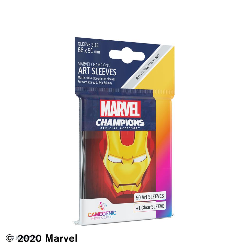Marvel Art Sleeves Iron Man Card Supplies Gamegenic [SK]   