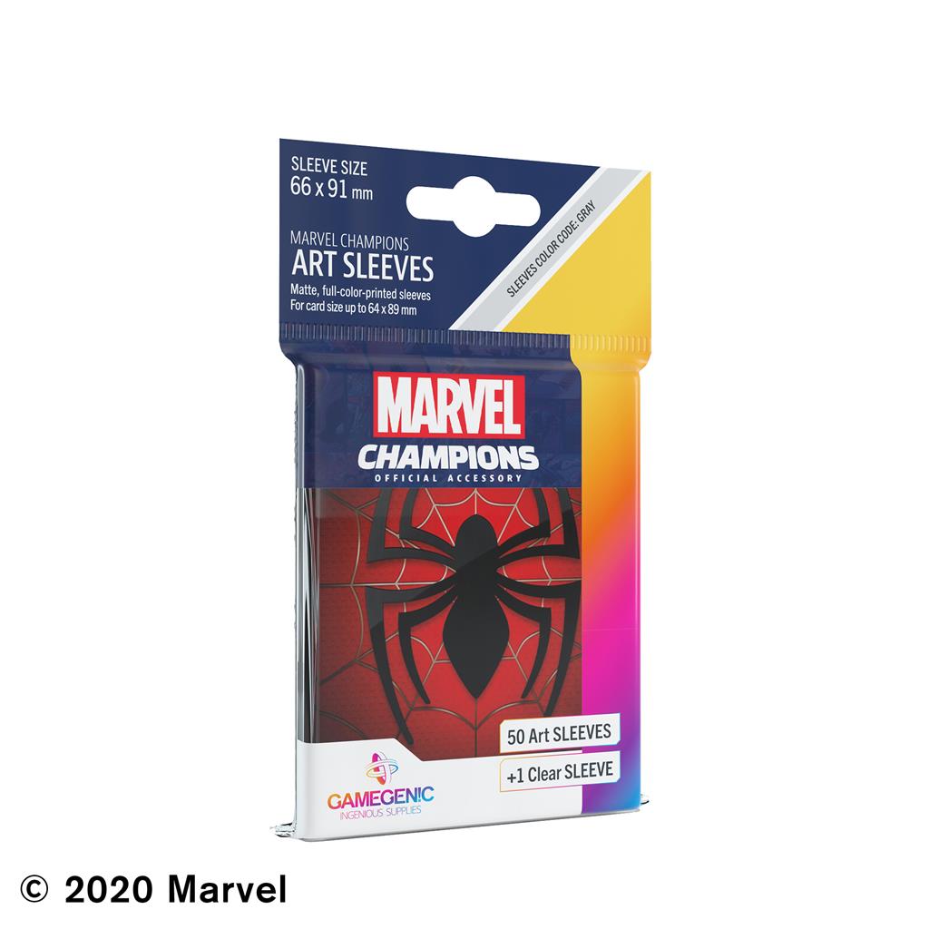 Marvel Art Sleeves Spider-Man Card Supplies Gamegenic [SK]   