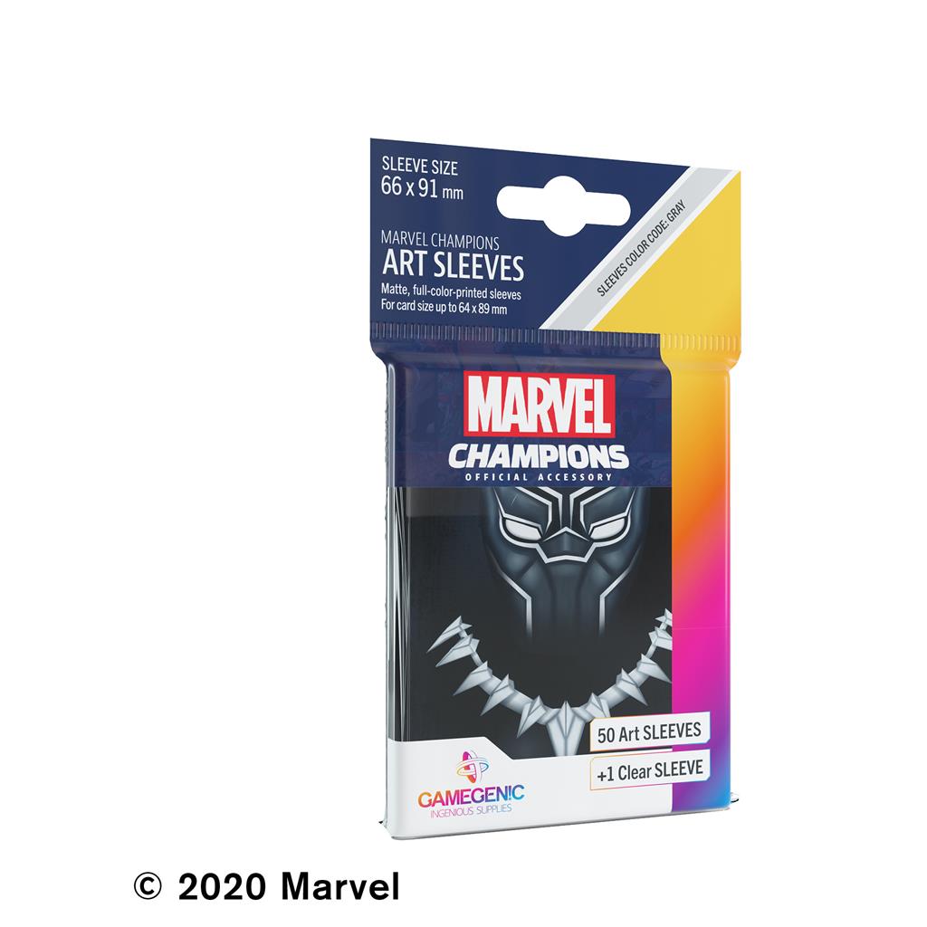 Marvel Art Sleeves Black Panther Card Supplies Gamegenic [SK]   