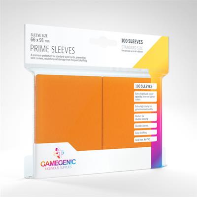 Gamegenic Prime Sleeves Orange Card Supplies Gamegenic [SK]