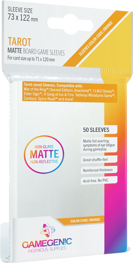 Gamegenic Matte Tarot Sleeves 72x122mm Card Supplies Gamegenic [SK]