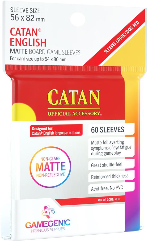 Gamegenic Catan Sleeves MATTE (56x82mm) Card Supplies Gamegenic [SK]   
