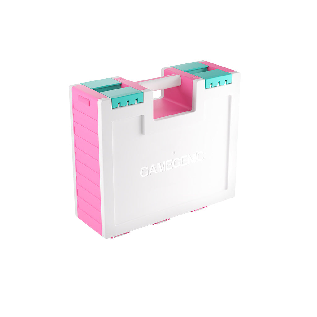 Gamegenic Game Castle Pink/White/Teal Card Supplies Gamegenic [SK]