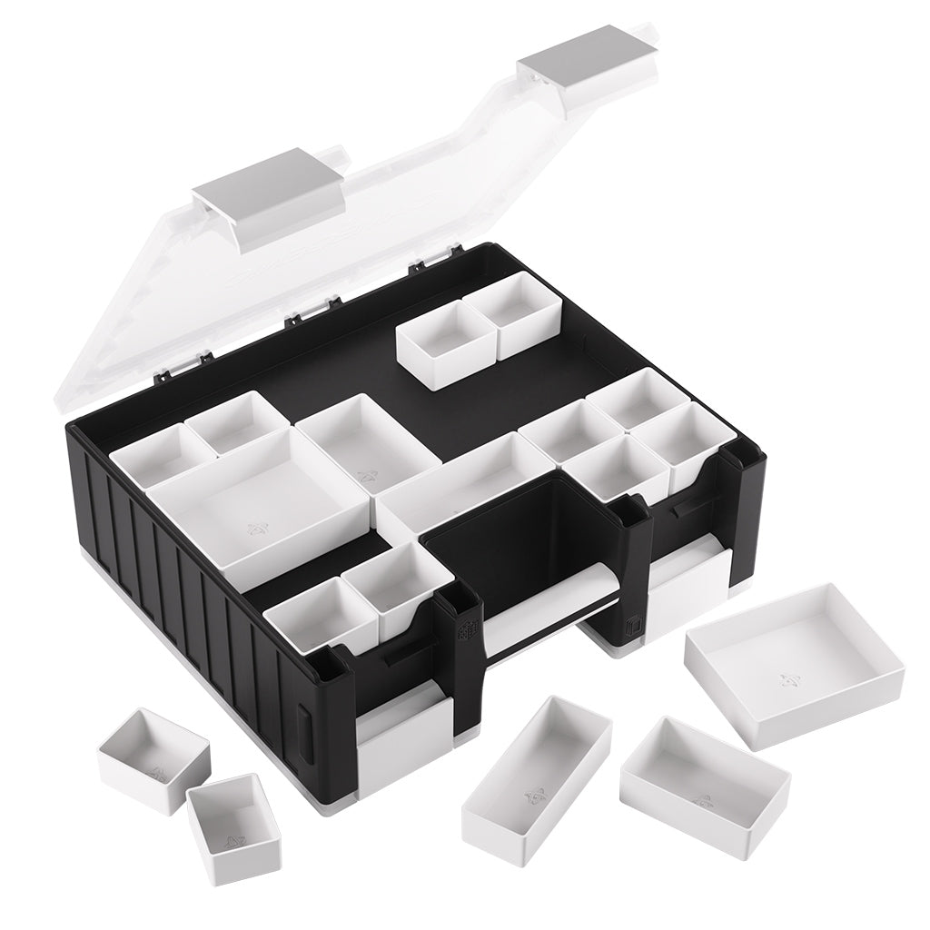 Gamegenic Game Castle Black/White/Clear Card Supplies Gamegenic [SK]
