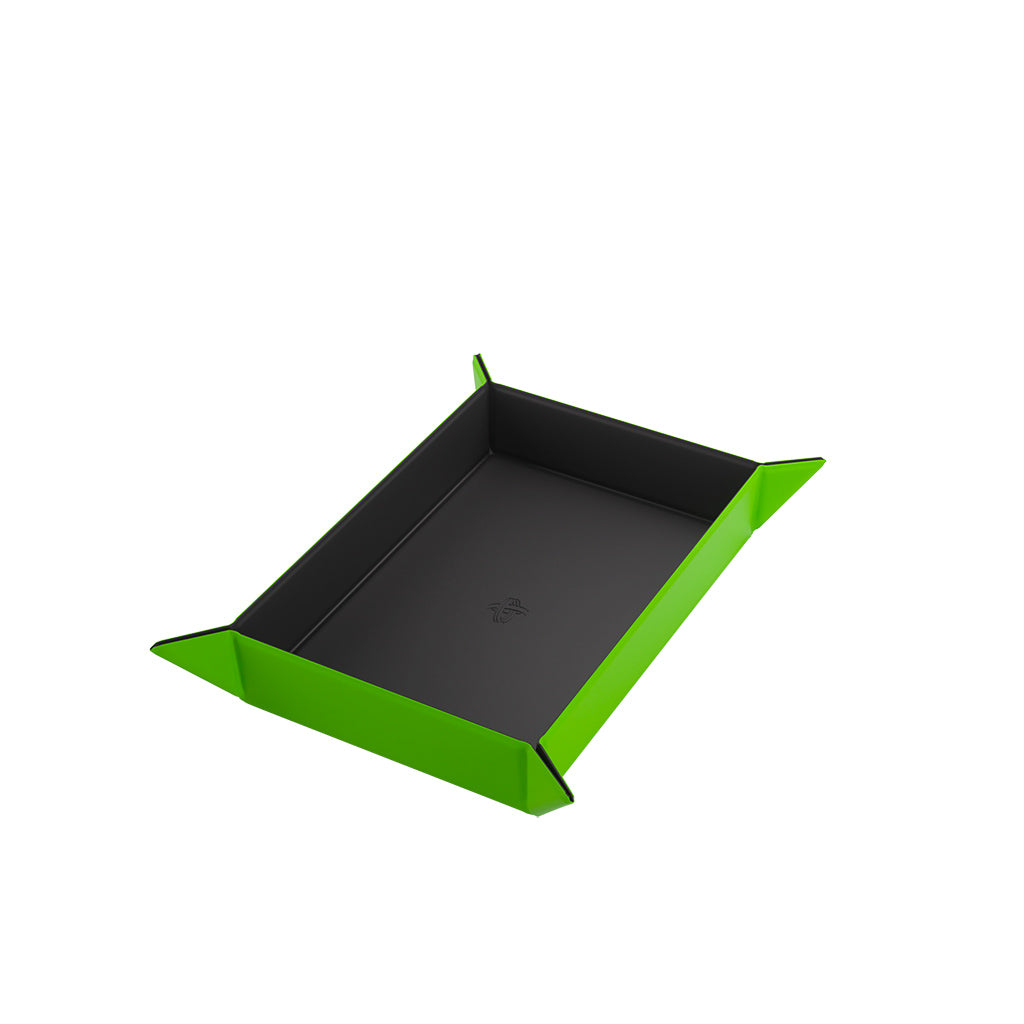 Gamegenic Rectangular Dice Tray Game Accessory Gamegenic [SK] Black/Green  
