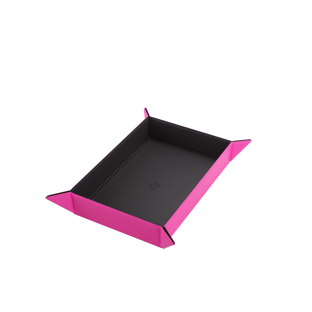 Gamegenic Rectangular Dice Tray Game Accessory Gamegenic [SK] Black/Pink  