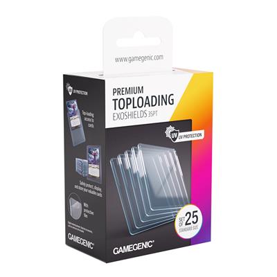 Premium Toploading Exoshields 35pt Clear Card Supplies Gamegenic [SK]