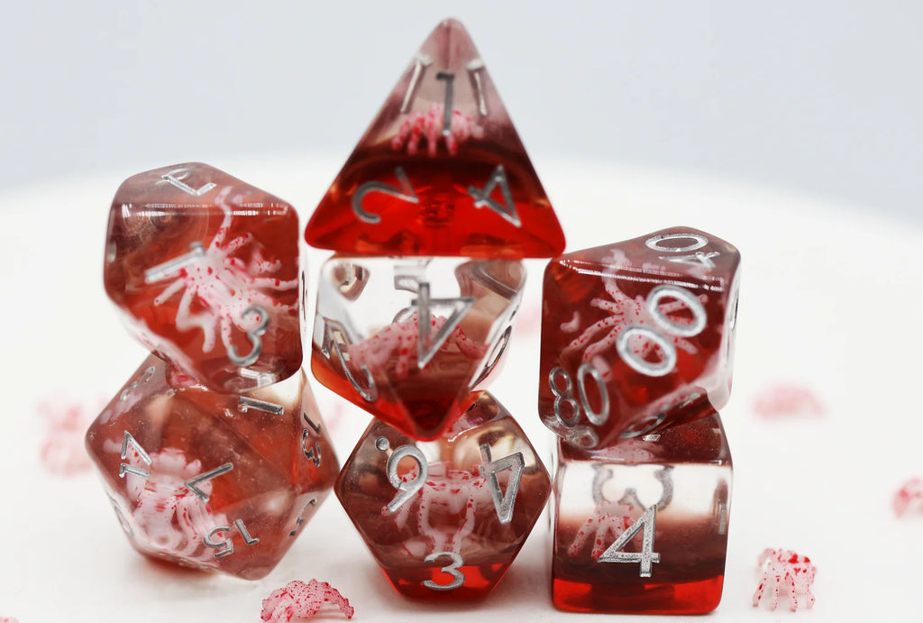 Ghost Spider RPG Dice Set Dice Sets & Singles Foam Brain Games [SK]
