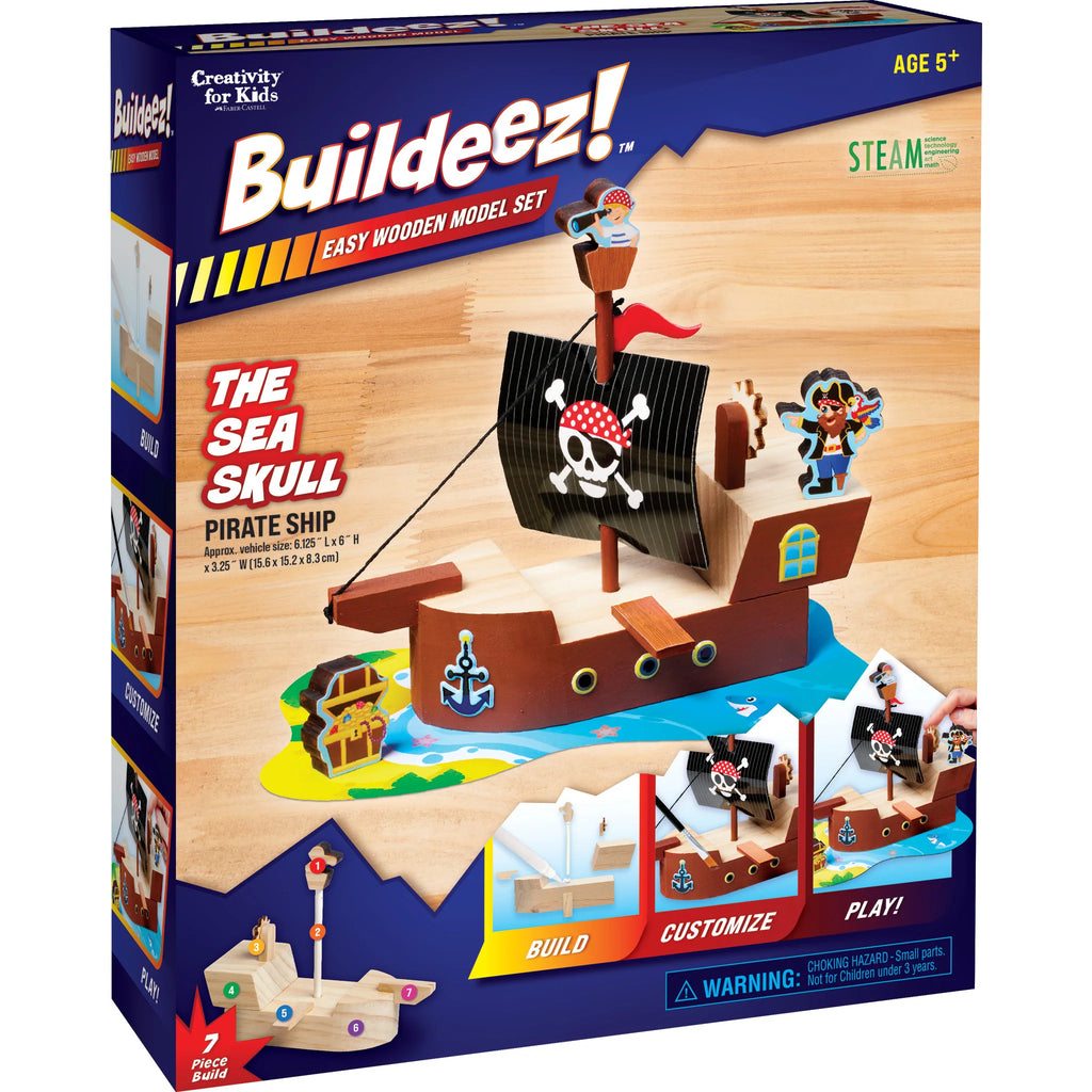 Buildeez! Pirate Ship - The Sea Skull Activities Faber-Castell [SK]   