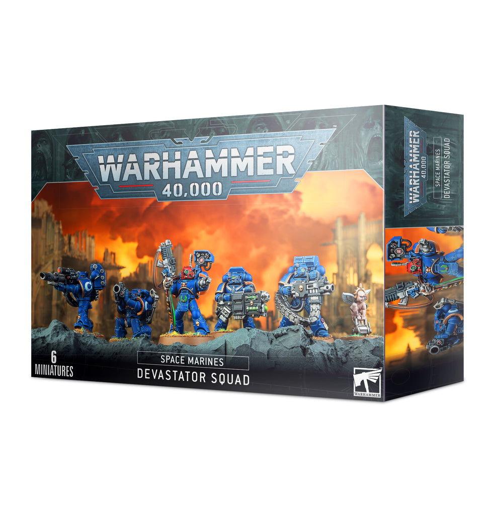 40K Space Marines Devastator Squad Games Workshop Minis Games Workshop [SK]   