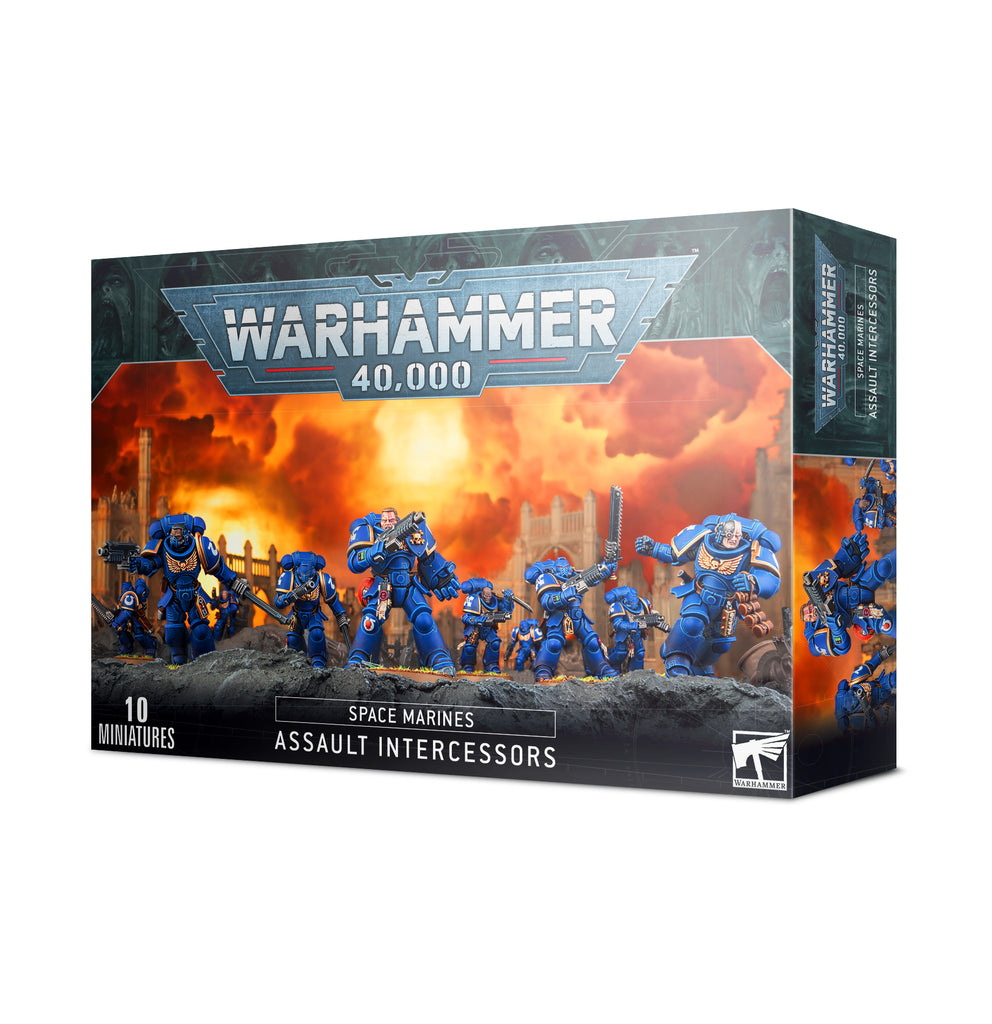 40K Space Marines Assault Intercessors Games Workshop Minis Games Workshop [SK]   