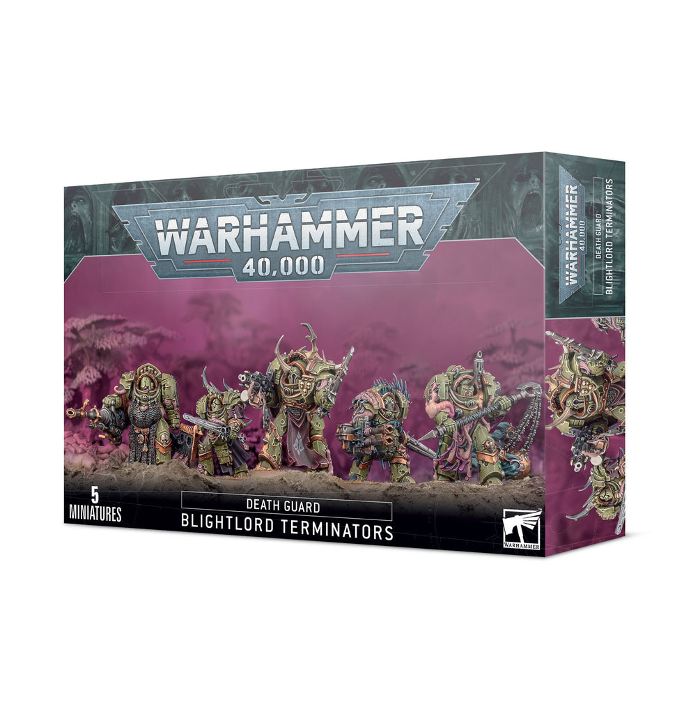 40K Death Guard Blightlord Terminators Games Workshop Minis Games Workshop [SK]   