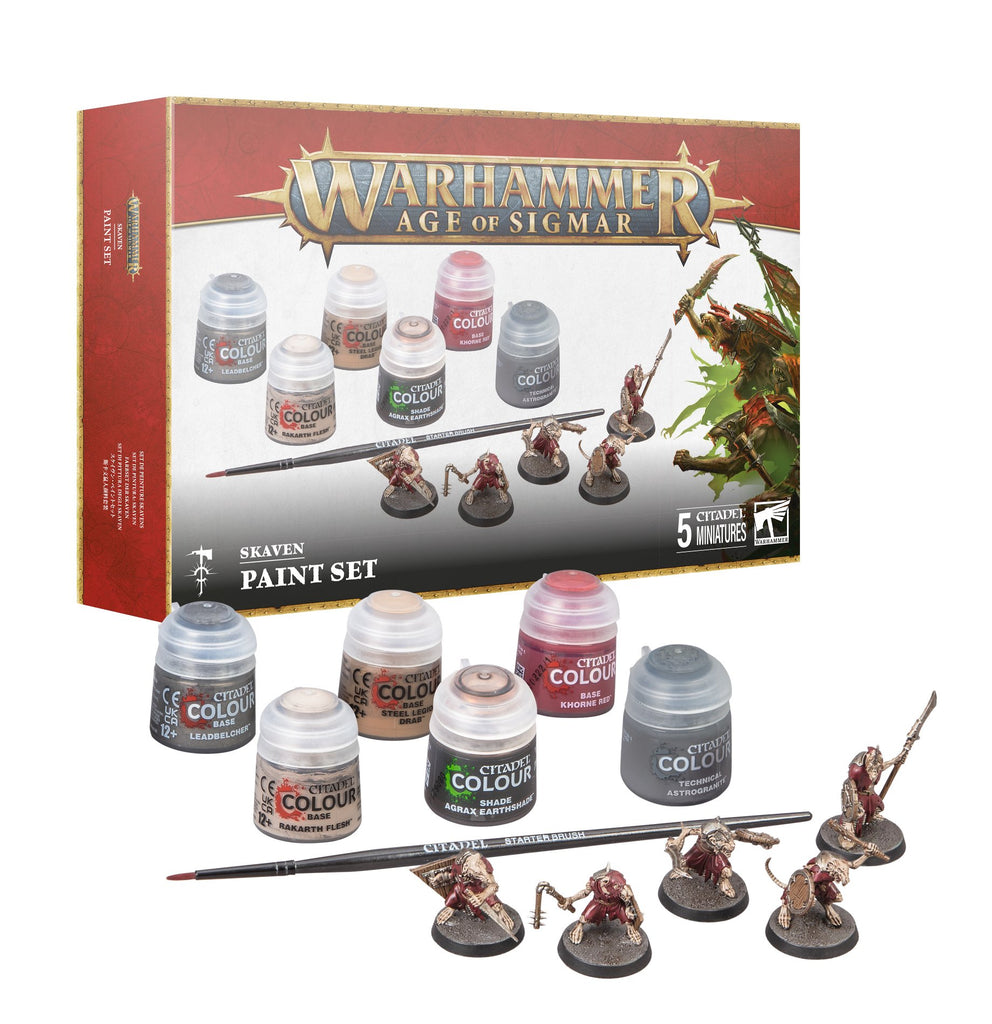 Age of Sigmar Skaven & Paint Set Games Workshop Minis Games Workshop [SK]   