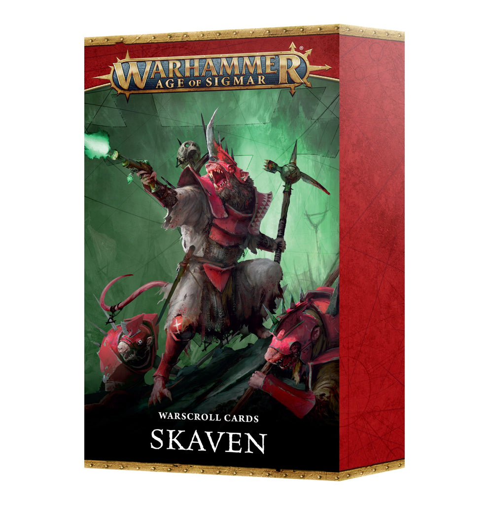 Age of Sigmar Warscroll Cards Skaven (4th Edition) Games Workshop Minis Games Workshop [SK]   