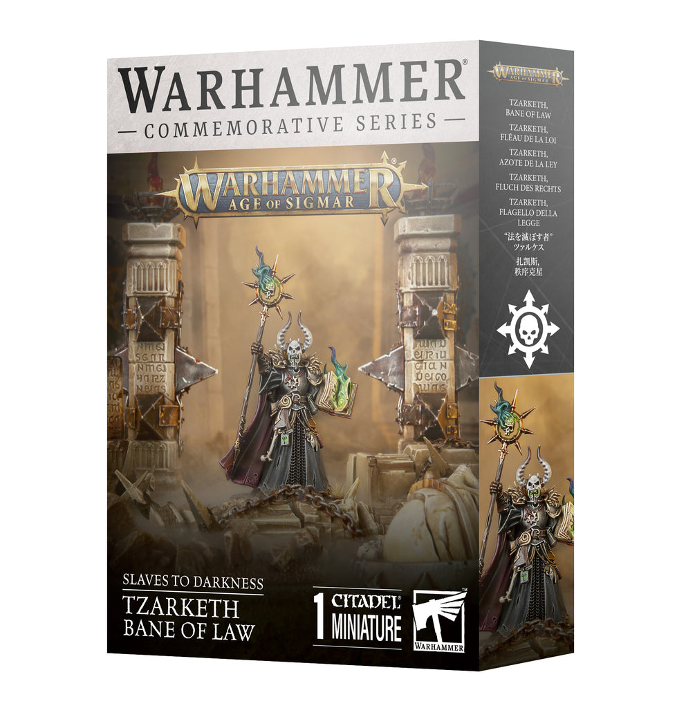 Age of Sigmar Slaves to Darkness Tzareth, Bane of Law Commemorative Series Games Workshop Minis Games Workshop [SK]   