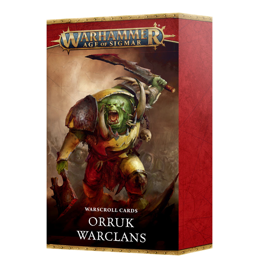 Age of Sigmar Warscroll Cards Orruk Warclans (4th Edition) Games Workshop Minis Games Workshop [SK]