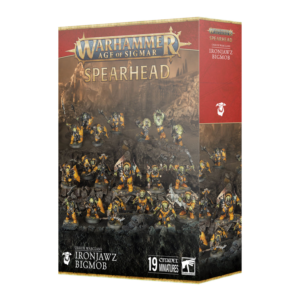Age of Sigmar Spearhead Orruk Warclans - Ironjawz Bigmob Games Workshop Minis Games Workshop [SK]