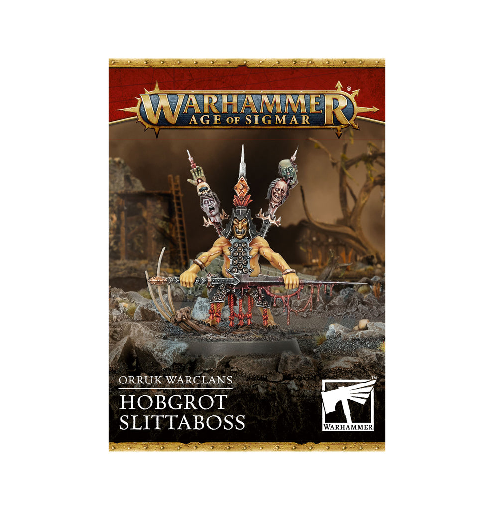 Age of Sigmar Orruk Warclans Hobgrot Slittaboss Games Workshop Minis Games Workshop [SK]