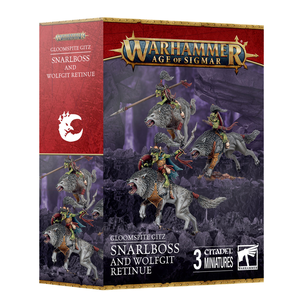 Age of Sigmar Gloomspite Gitz Snarlboss & Wolfgit Retinue Games Workshop Minis Games Workshop [SK]