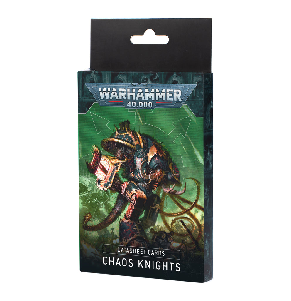 40K Datasheet Cards Chaos Knights (10th Edition) Games Workshop Minis Games Workshop [SK]