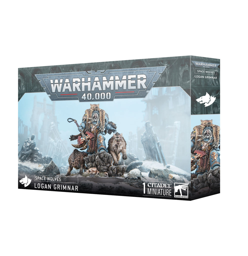 40K Space Wolves Logan Grimnar Games Workshop Minis Games Workshop [SK]