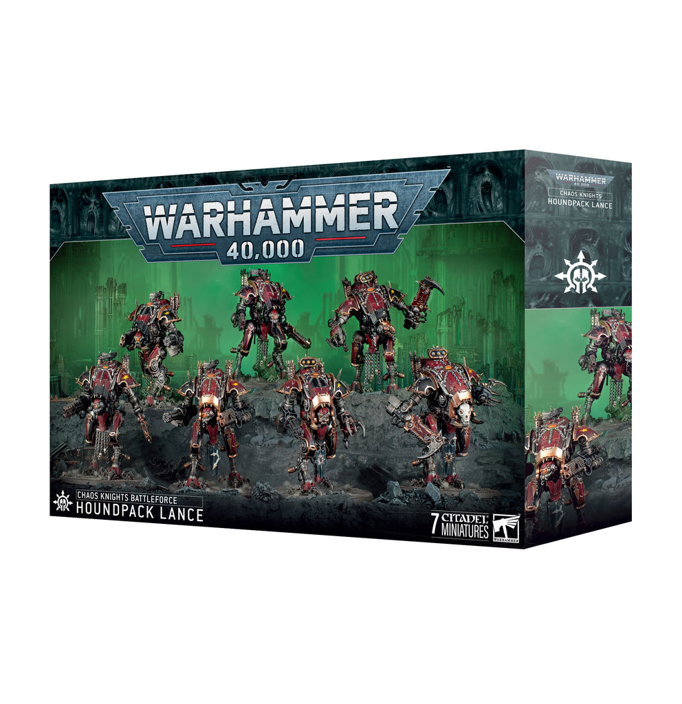 40K Battleforce Chaos Knight Houndpack Lance Games Workshop Minis Games Workshop [SK]