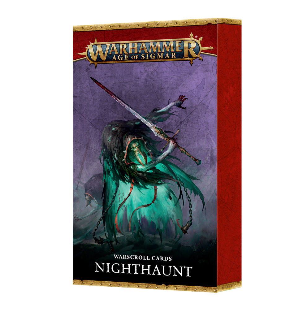 Age of Sigmar Warscroll Cards Nighthaunt (4th Edition) Games Workshop Minis Games Workshop [SK]
