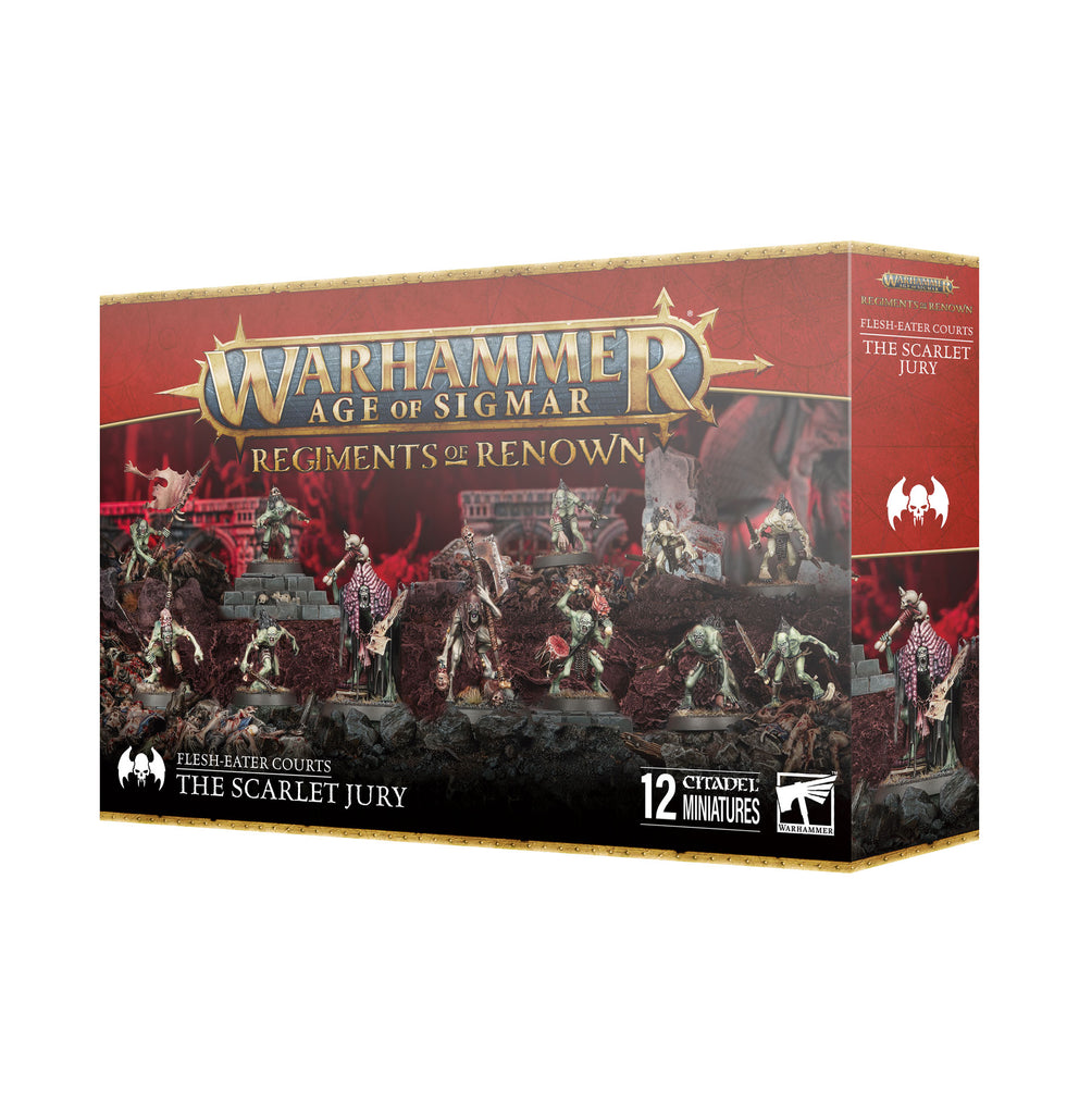 Age of Sigmar Flesh Eater Courts The Scarlet Jury Regiment of Renown Games Workshop Minis Games Workshop [SK]