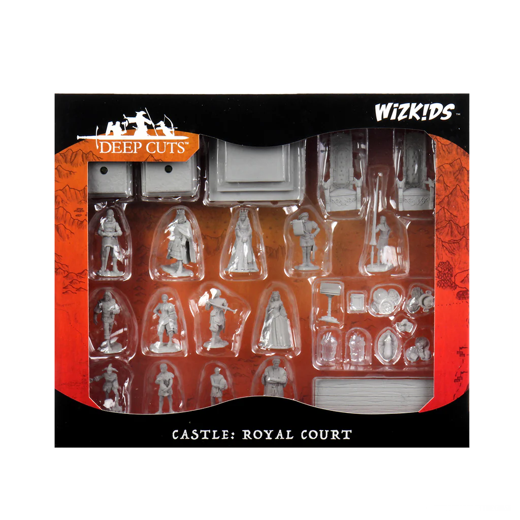 Deep Cuts Unpainted Miniatures: W12 Castle - Royal Court WizKids Minis WizKids [SK]   