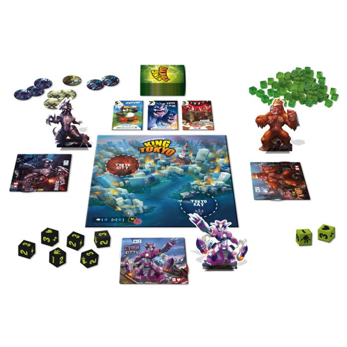 King of Tokyo 2nd Edition Board Games Iello [SK]