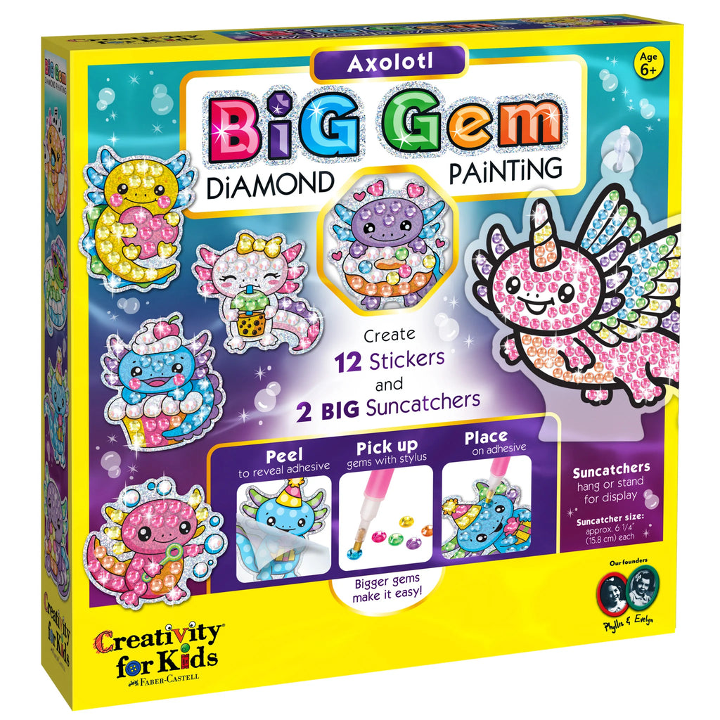 Faber-Castell Big Gem Diamond Painting - Axolotl Activities Faber-Castell [SK]