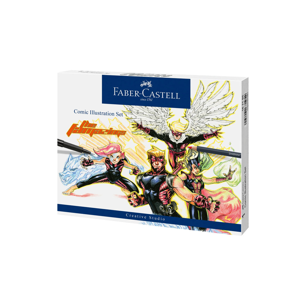 Faber-Castell Comic Illustration Set Art Supplies Faber-Castell [SK]   