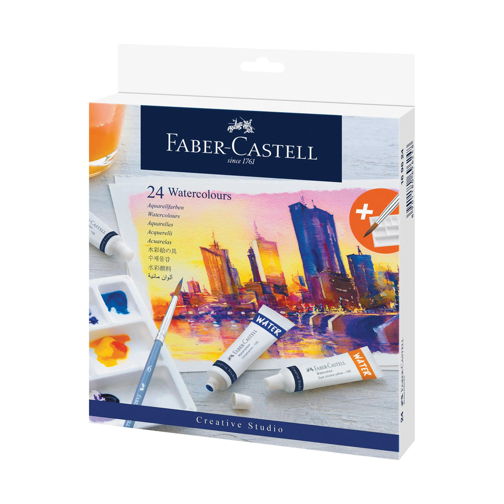 Faber-Castell Watercolors Palette Set of 24 Art Supplies Faber-Castell [SK]   