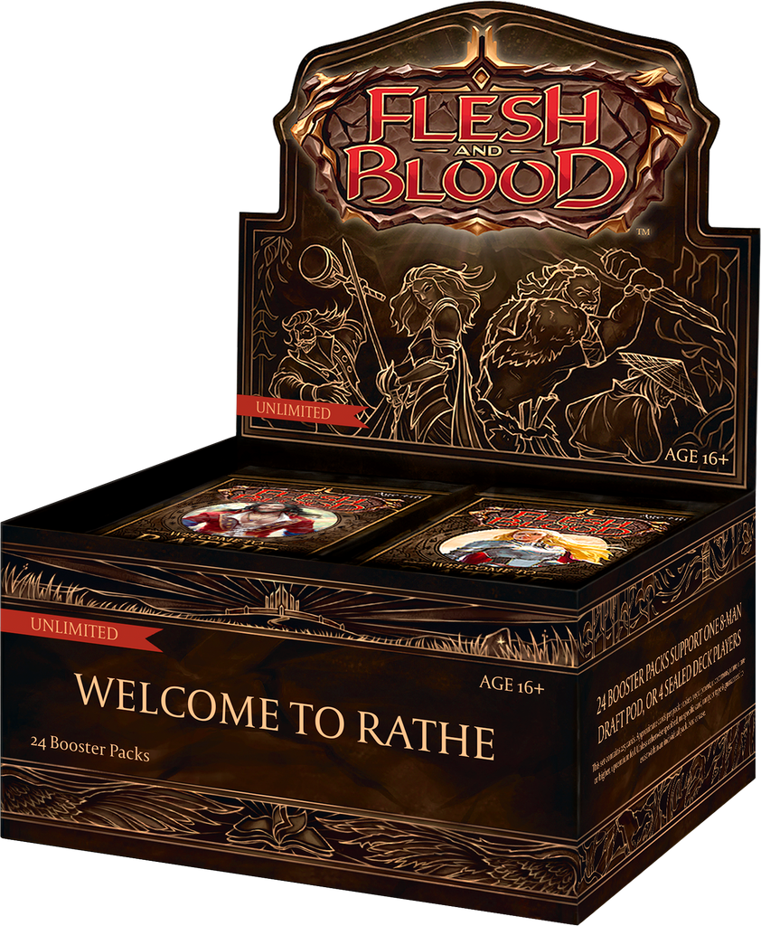 Flesh & Blood Welcome to Rathe Unlimited Booster Box TCGs Misc Legend Story Studios [SK]   